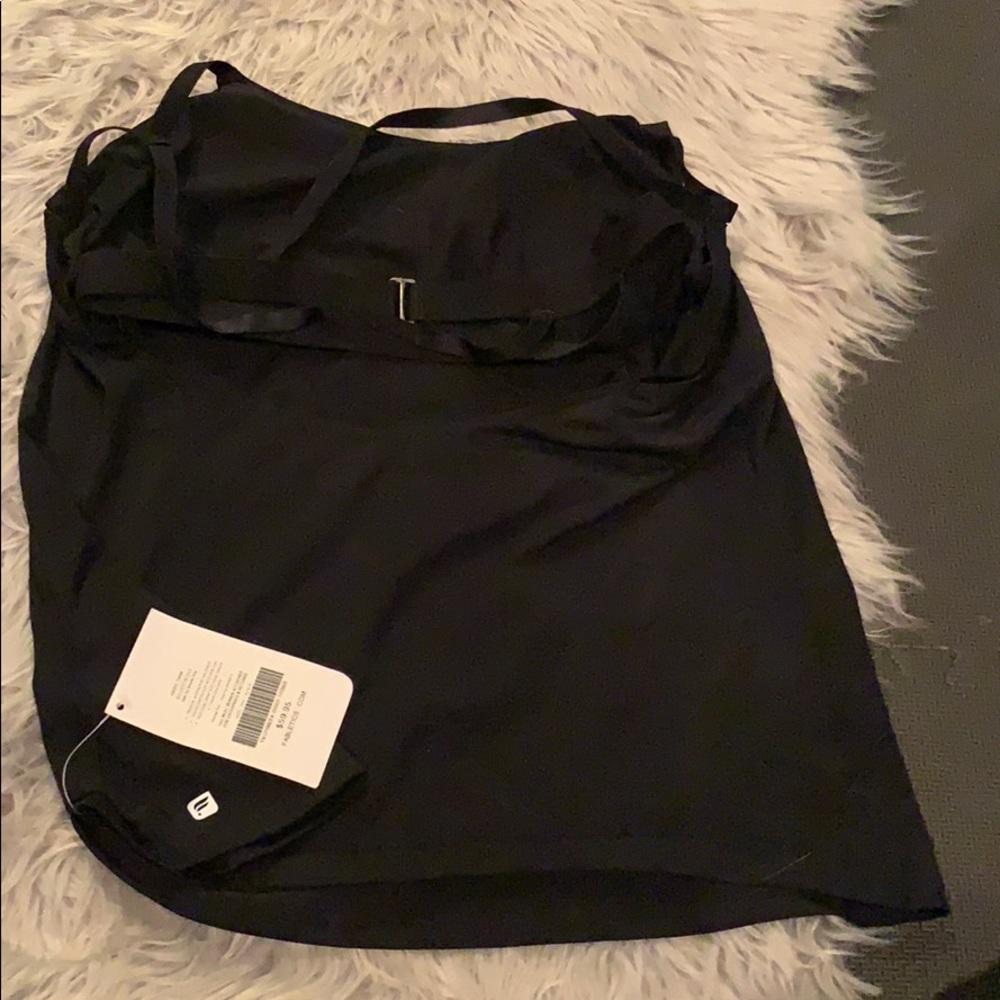 Workout cross back tank top with built in bra